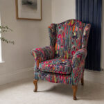 Modern Funky Armchair Reupholstery in Lymington