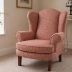 Red Armchair Reupholstery & Modernisation in Barton on Sea